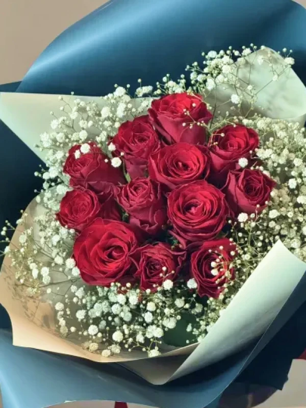 ピンクバラ108本の花束